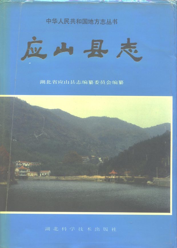 应山县志 原书书衣影印