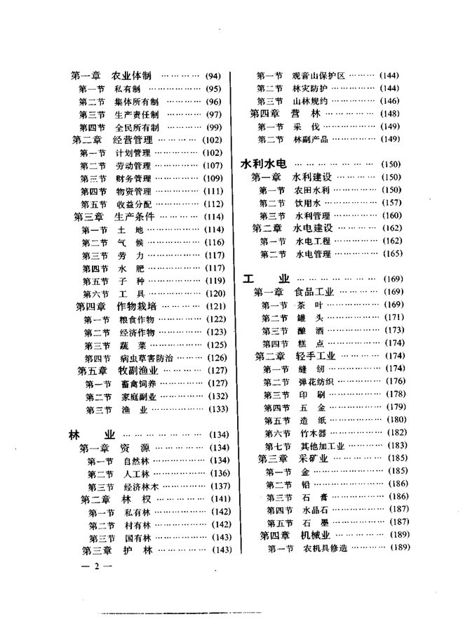 元阳县志 目录页影印