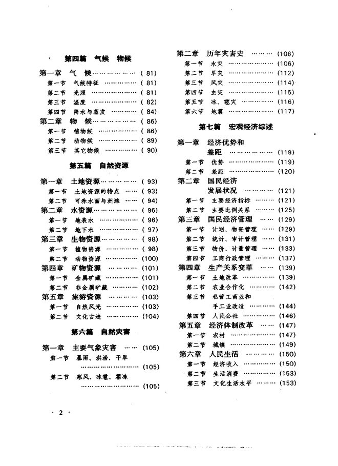 新建县志 目录页影印