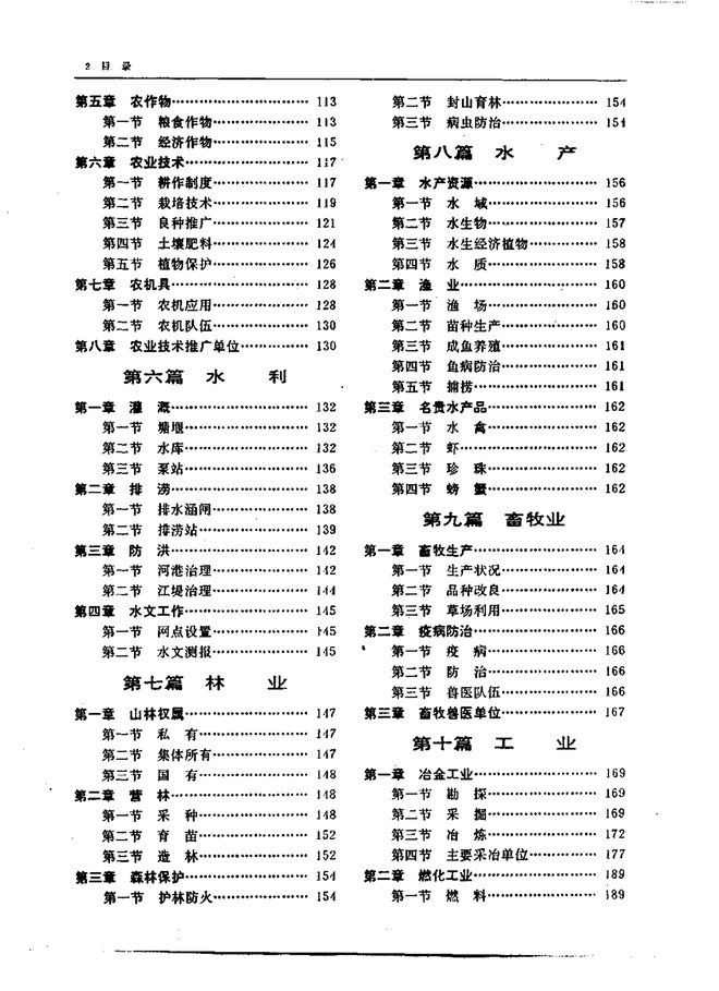 大冶县志 目录页影印