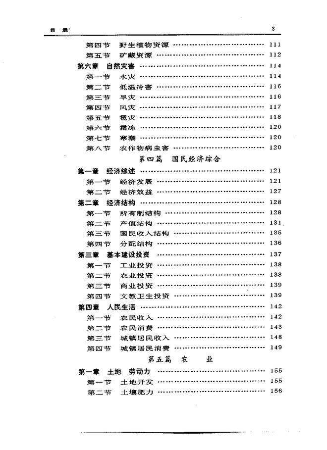 榆树县志 目录页影印