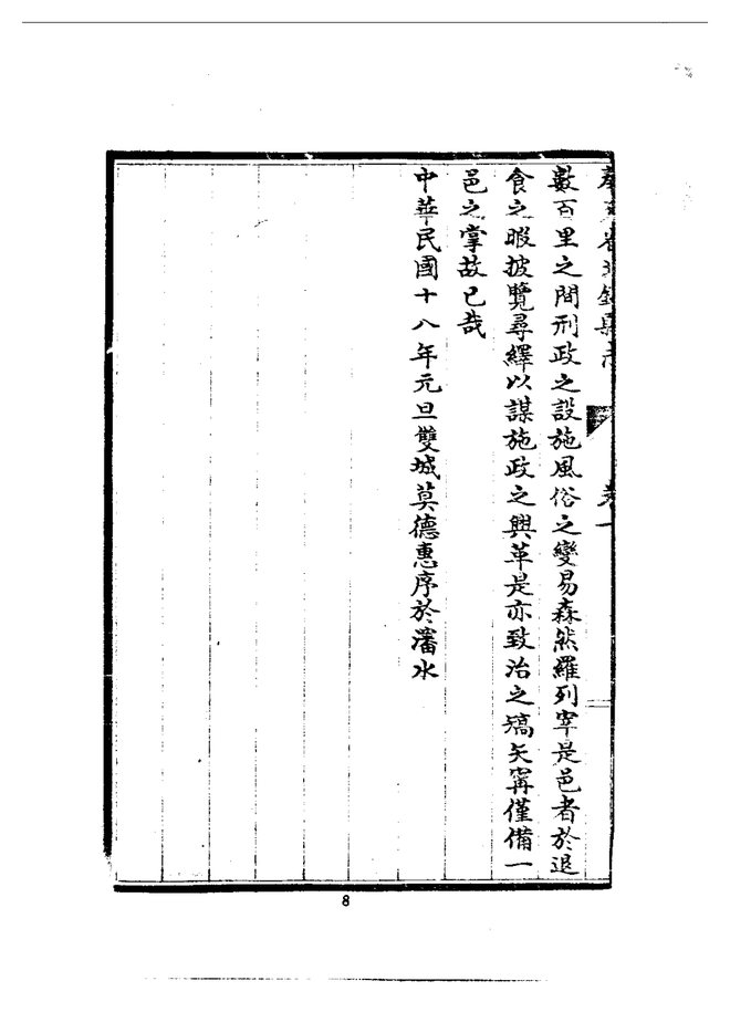 北镇县志 书影 6