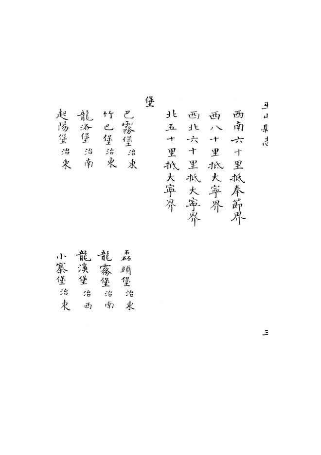 巫山县志 书影 6