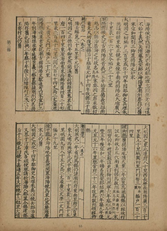 嘉靖潮州府志 书影 6