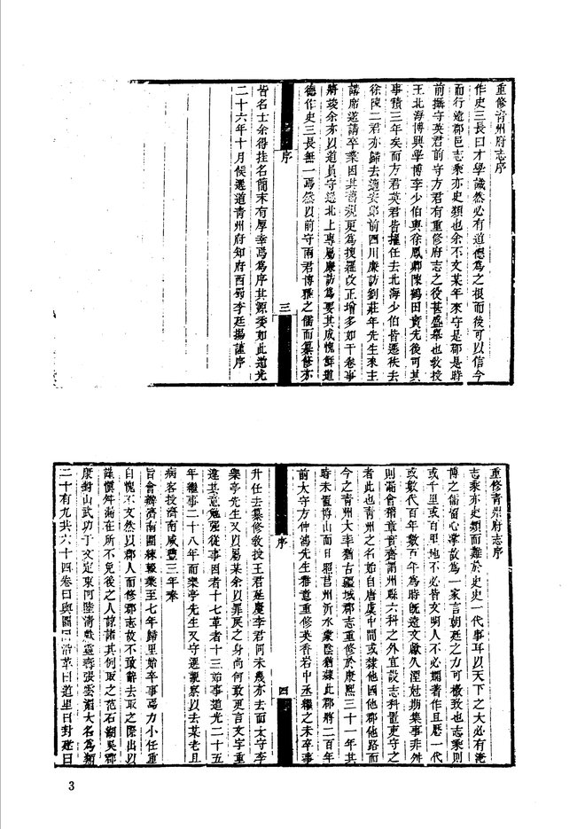 咸丰青州府志 书影 4