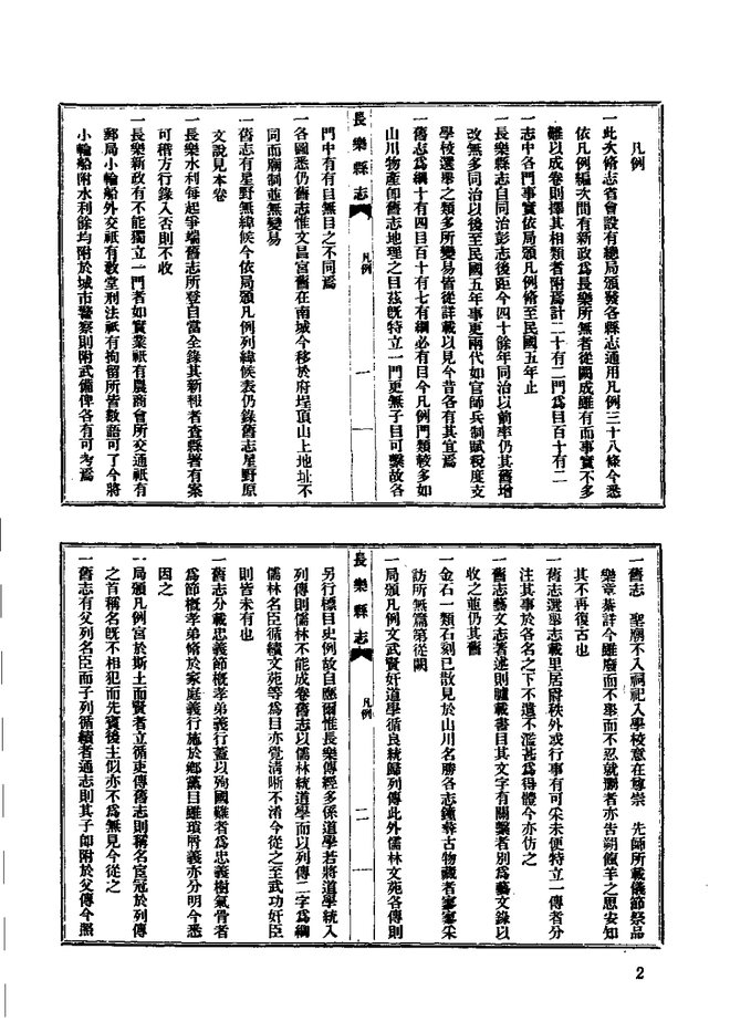 民国长乐县志 书影 5
