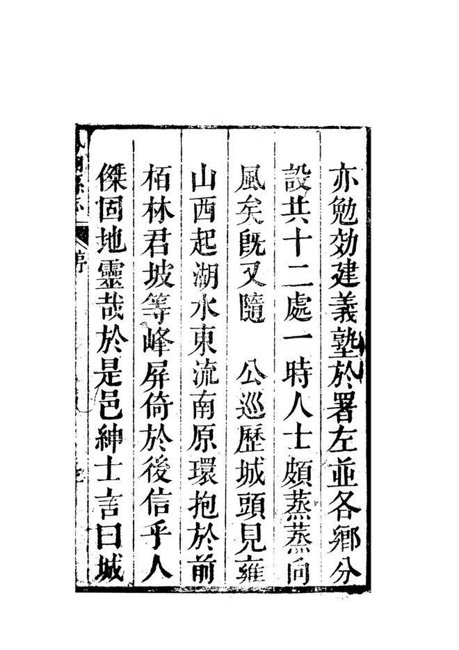 [雍正]凤翔县志 书影 6