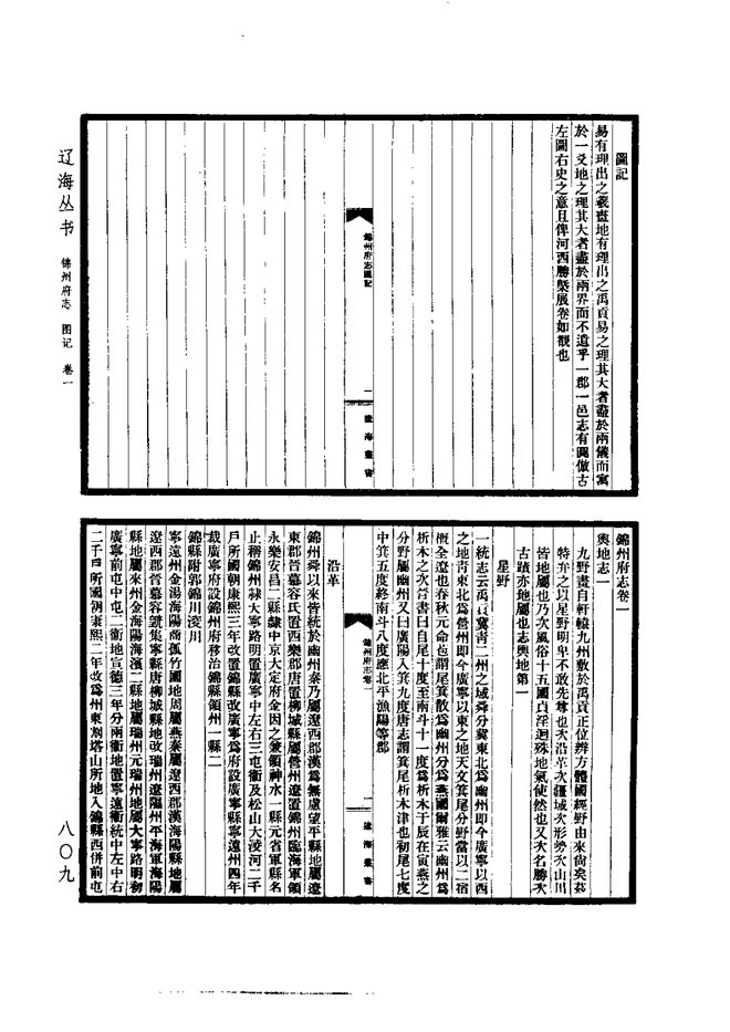 锦州府志 书影 5