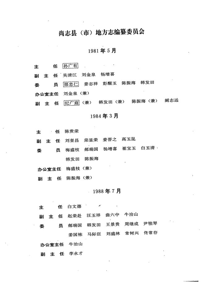 尚志县志 书影 4