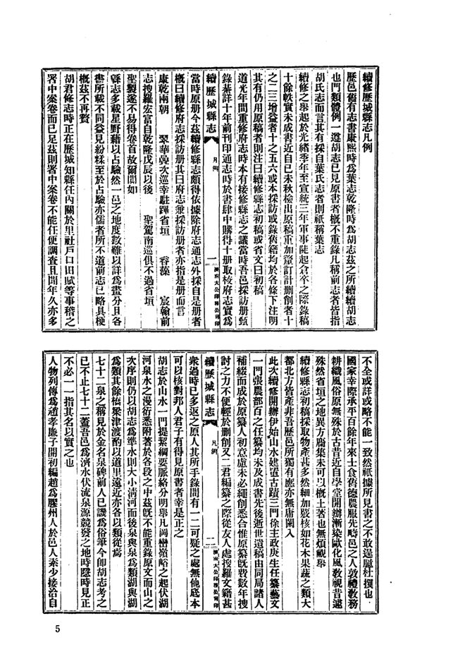 民国续修历城县志 书影 6
