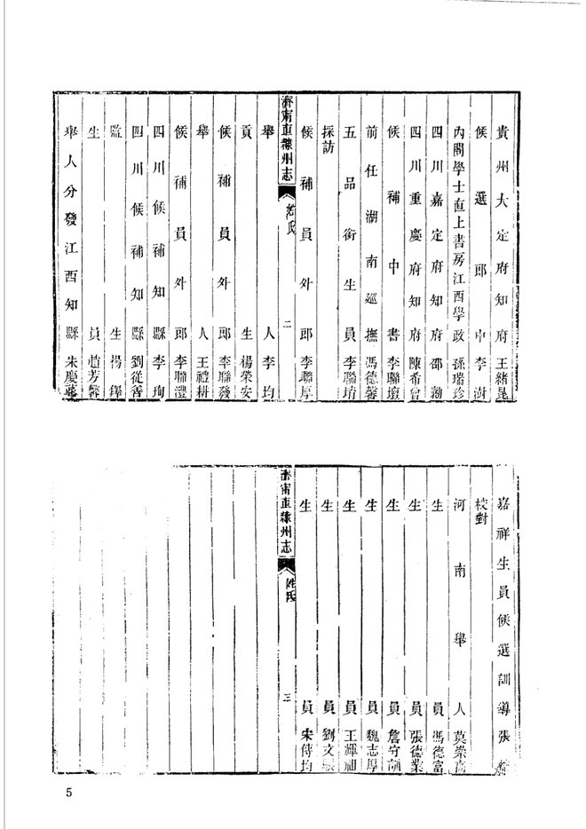道光济宁直隶州志 书影 5