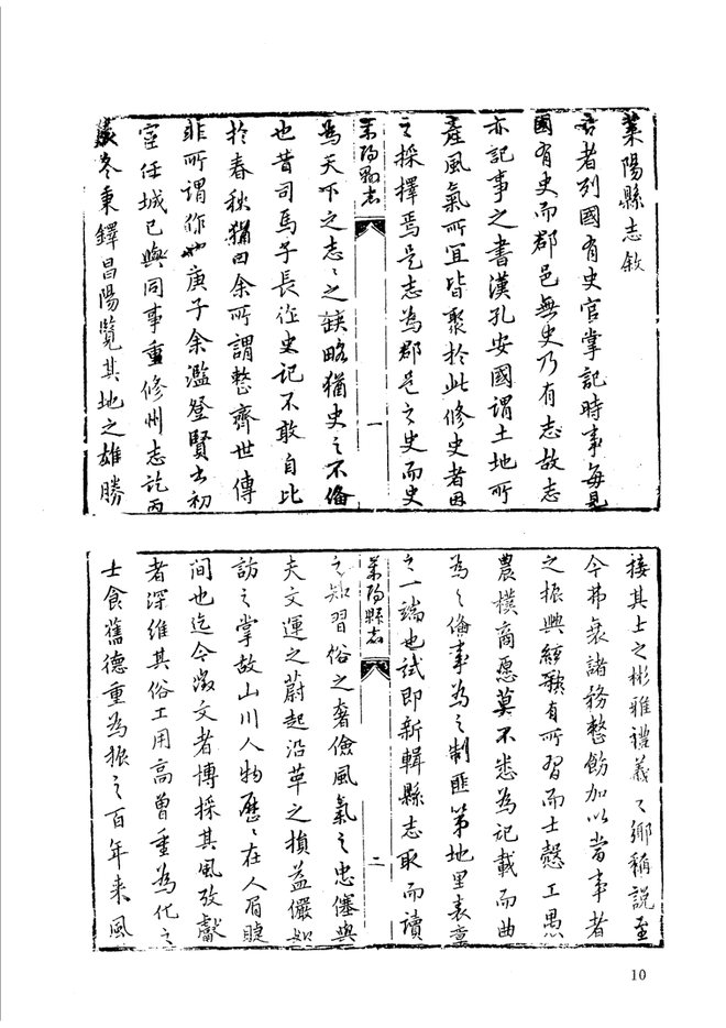 康熙莱阳县志 书影 6