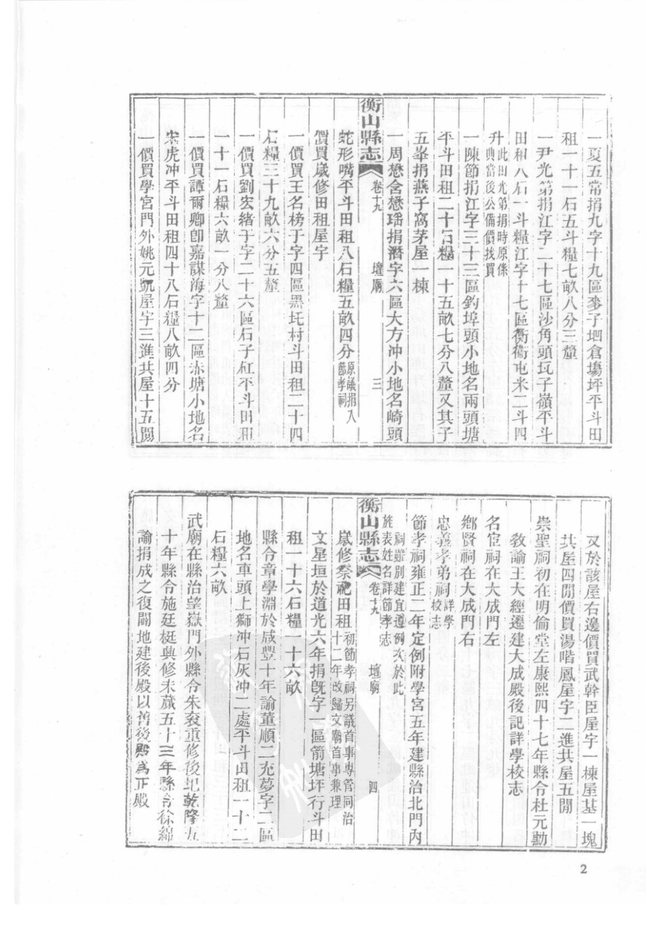 光绪衡山县志 书影 3