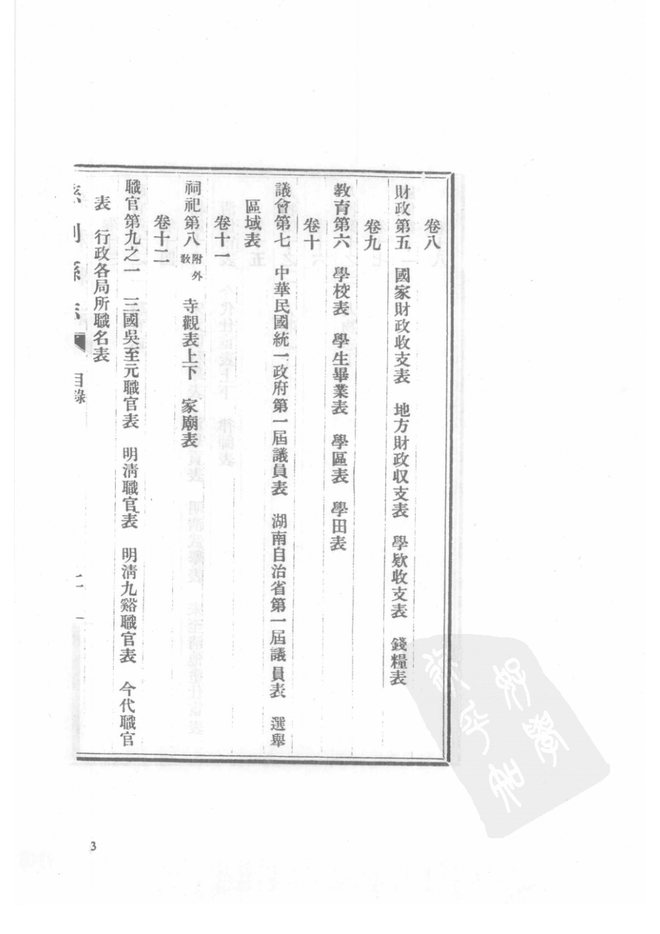 民国慈利县志 书影 4