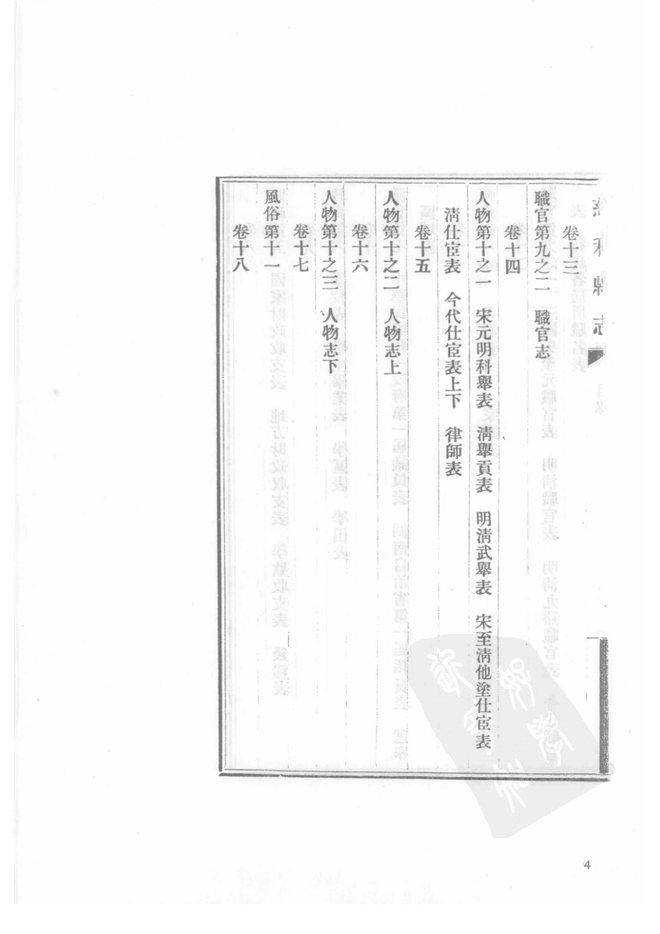 民国慈利县志 书影 5