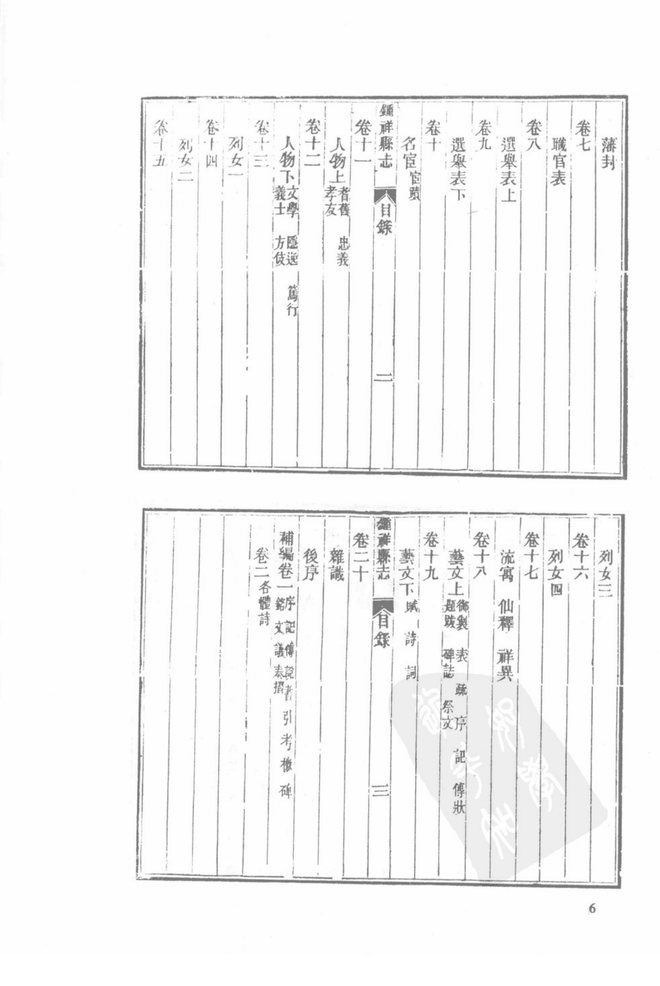 同治钟祥县志 书影 6