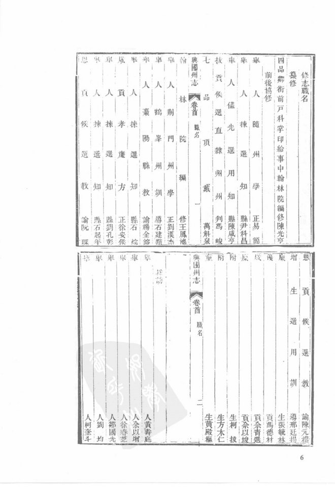 续补兴国州志 书影 6