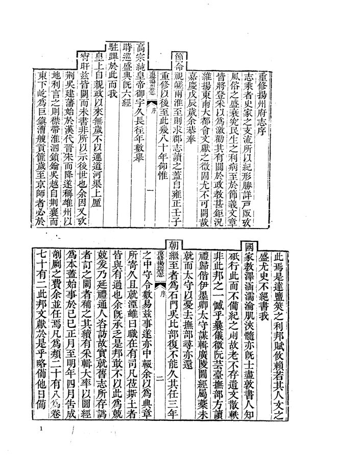 嘉庆重修扬州府志 书影 4