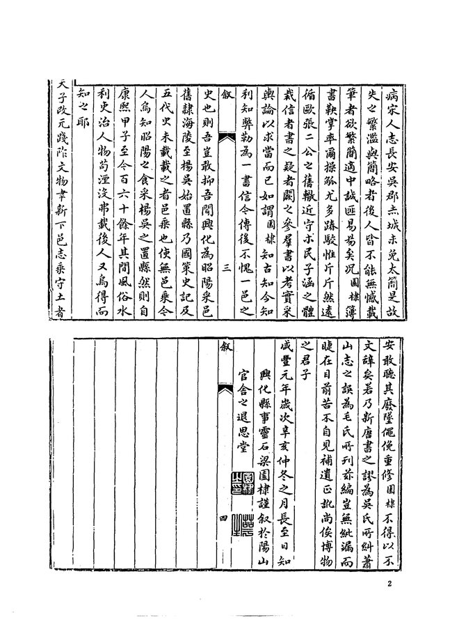 咸丰重修兴化县志 书影 6