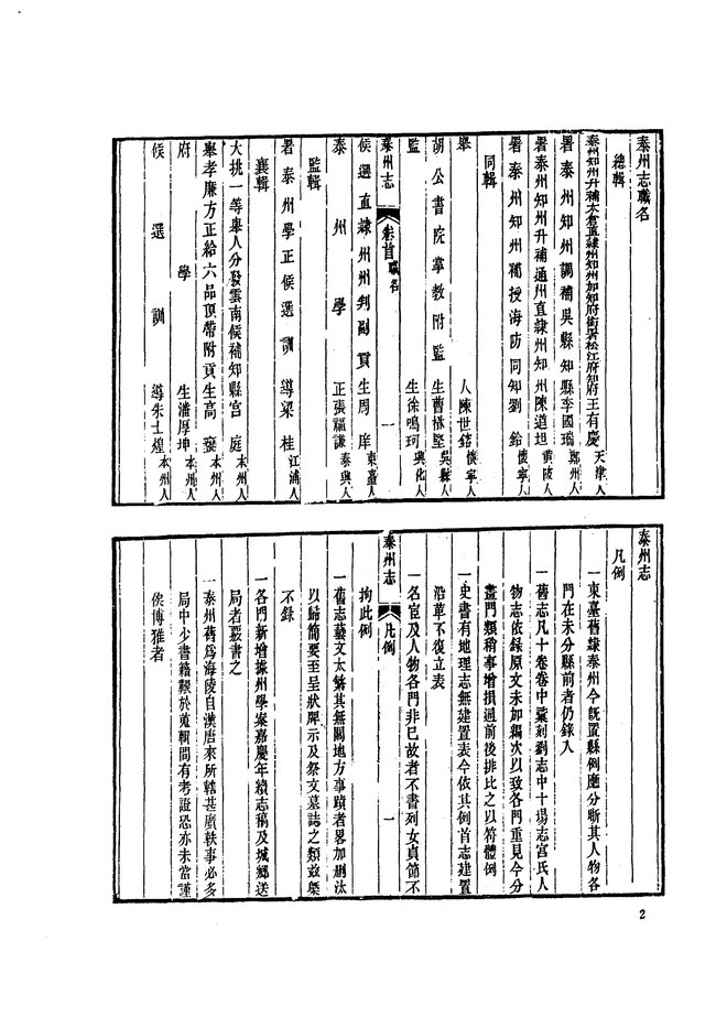 道光泰州志 书影 5