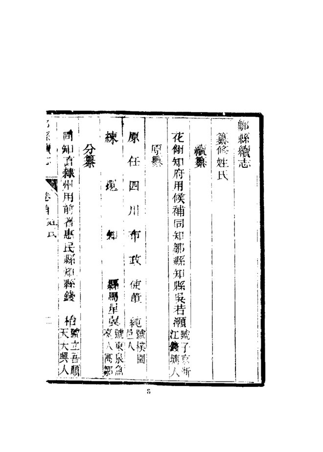 邹县续志 书影 6