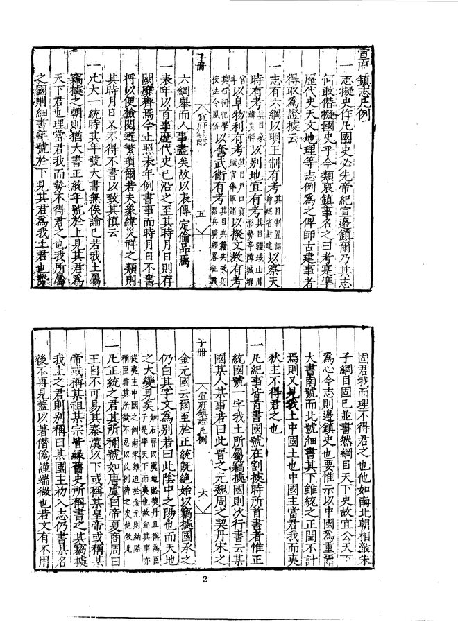 察哈尔省.宣府镇志 书影 4