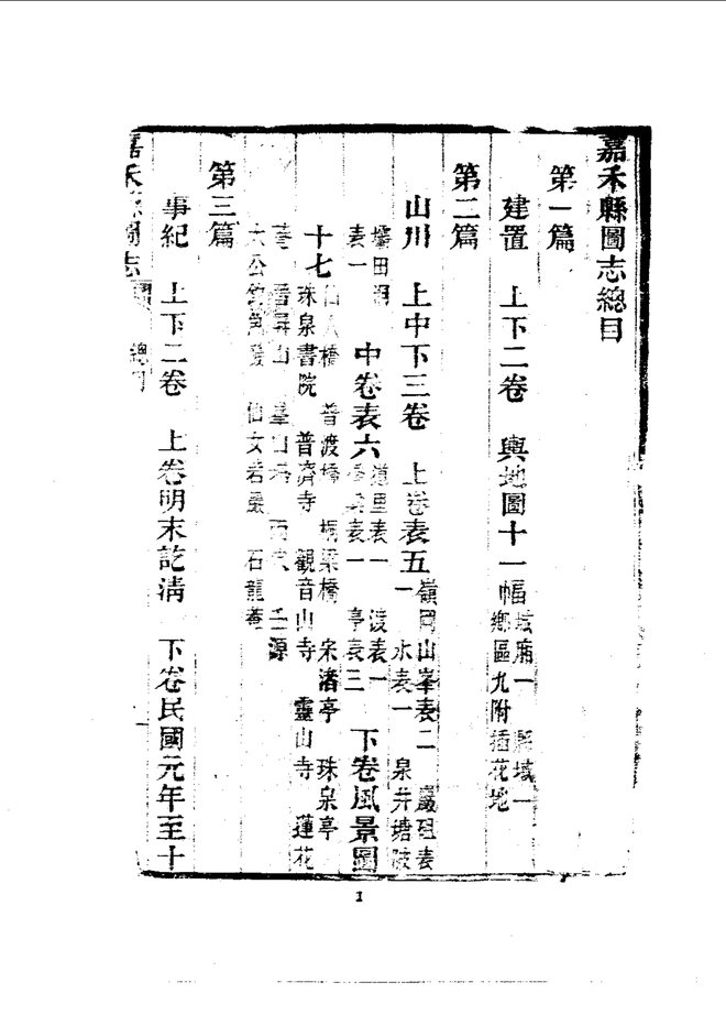嘉禾县图志 书影 6