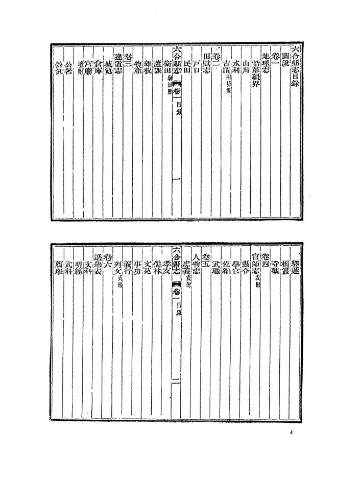 六合县志 书影 6