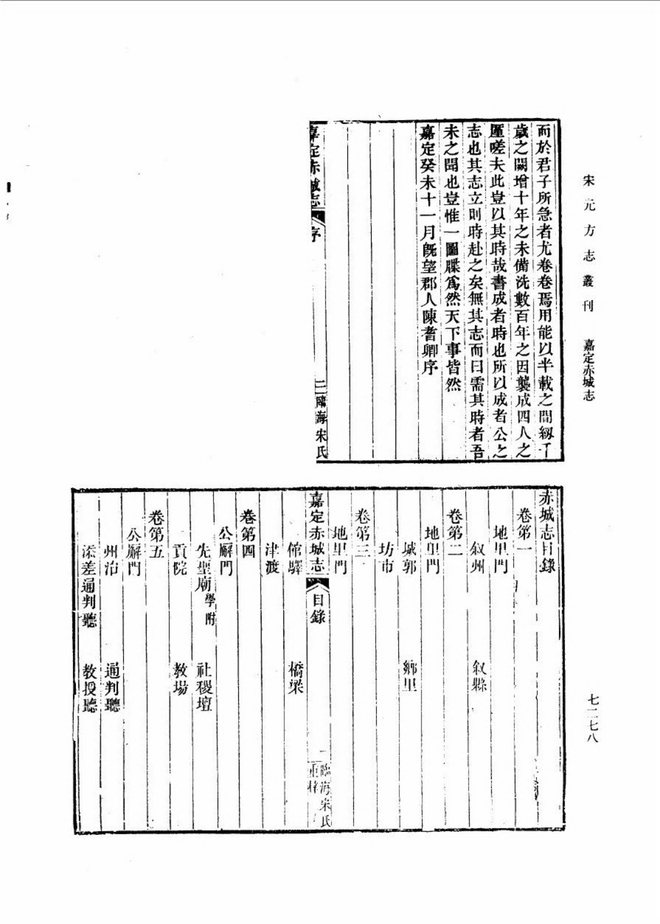 嘉定赤城志 书影 2
