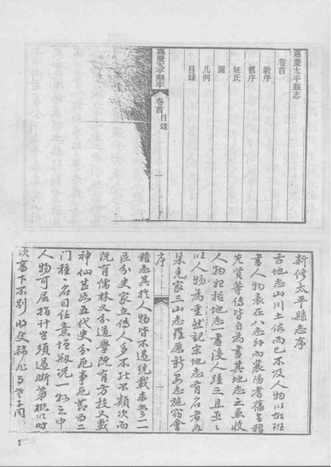 太平县志 书影 3