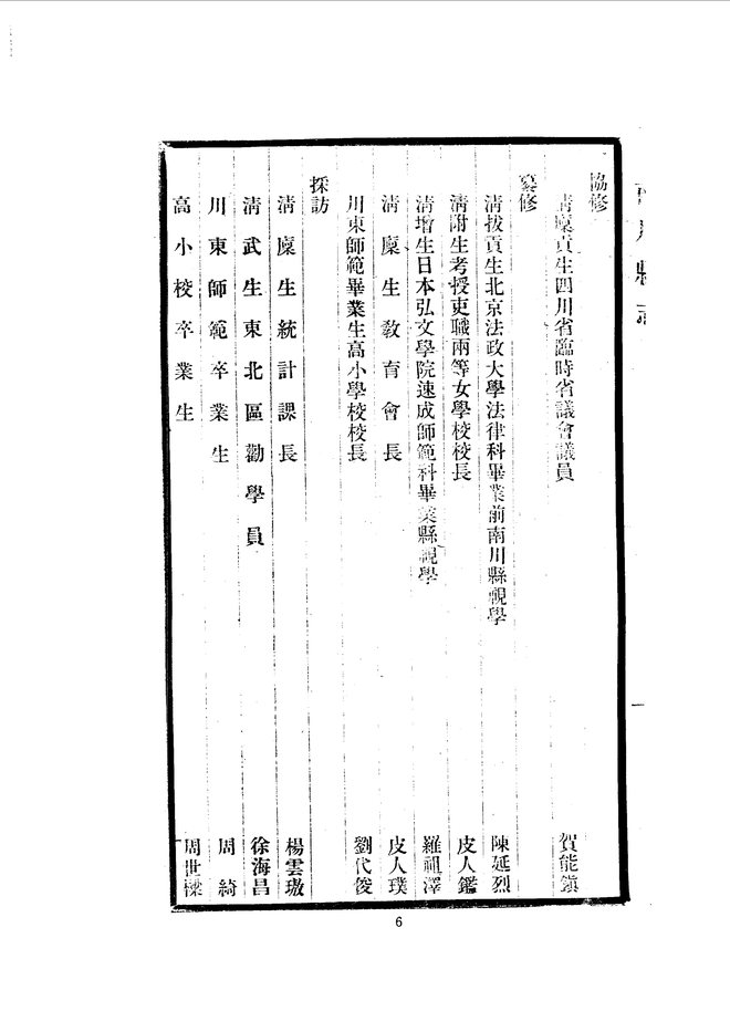 重修南川县志 书影 6