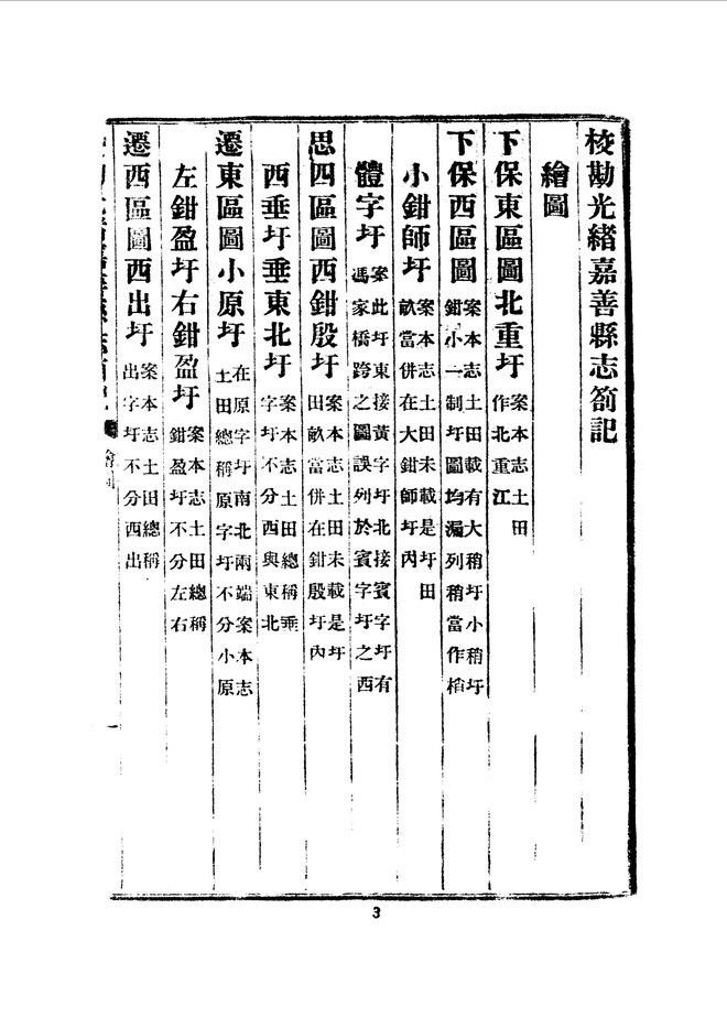 校勘光绪嘉善县志 书影 5