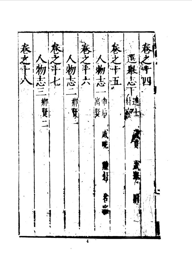 新修余姚县志(万历年间刊本) 书影 6
