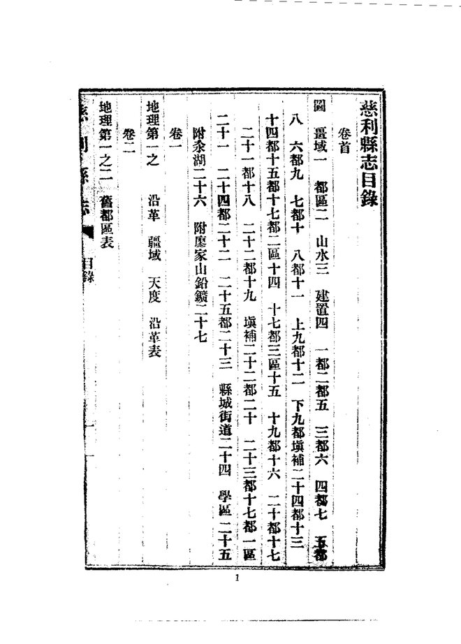 慈利县志 书影 4